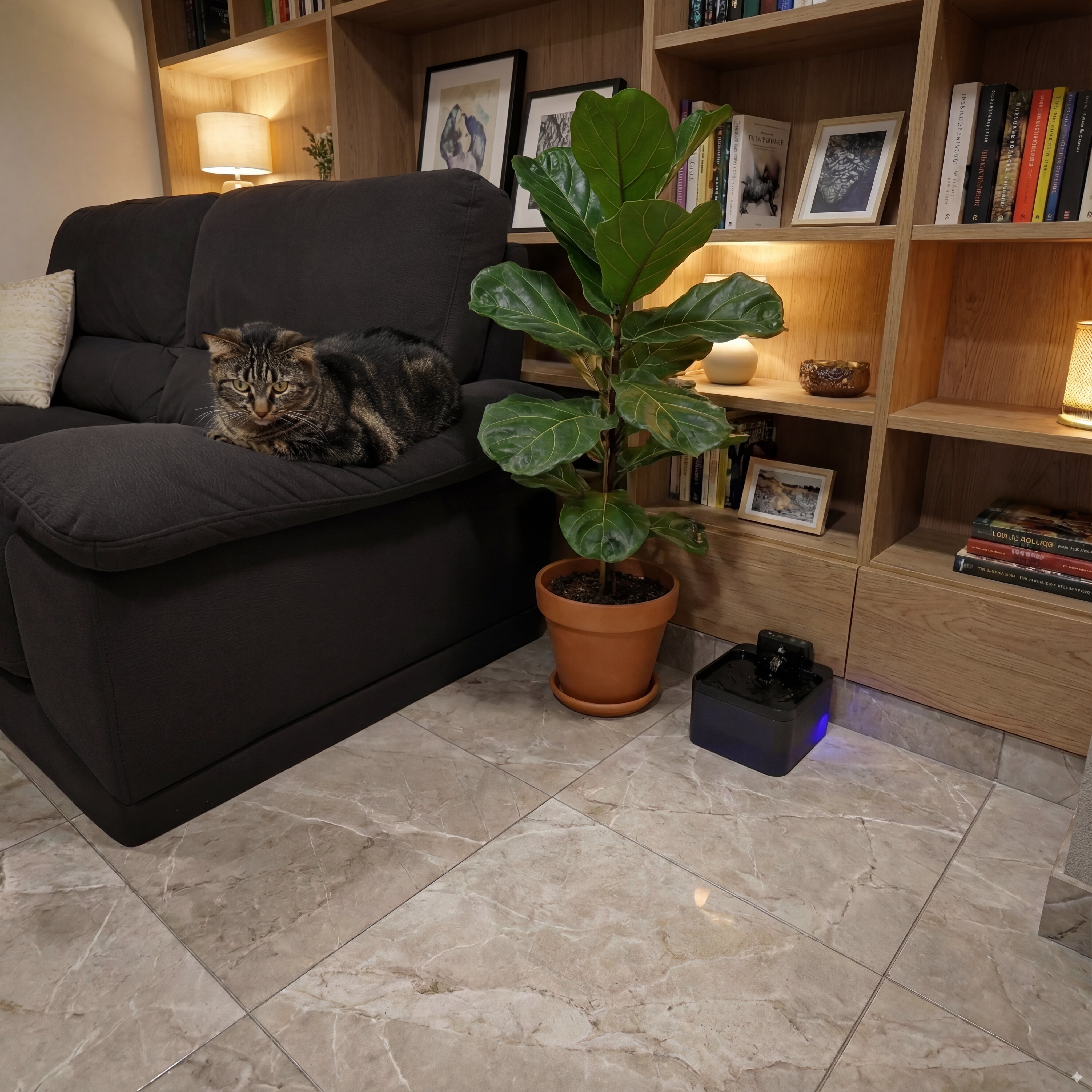 Fontis™ — Fontaine Filtrante Sans Fil pour Chat