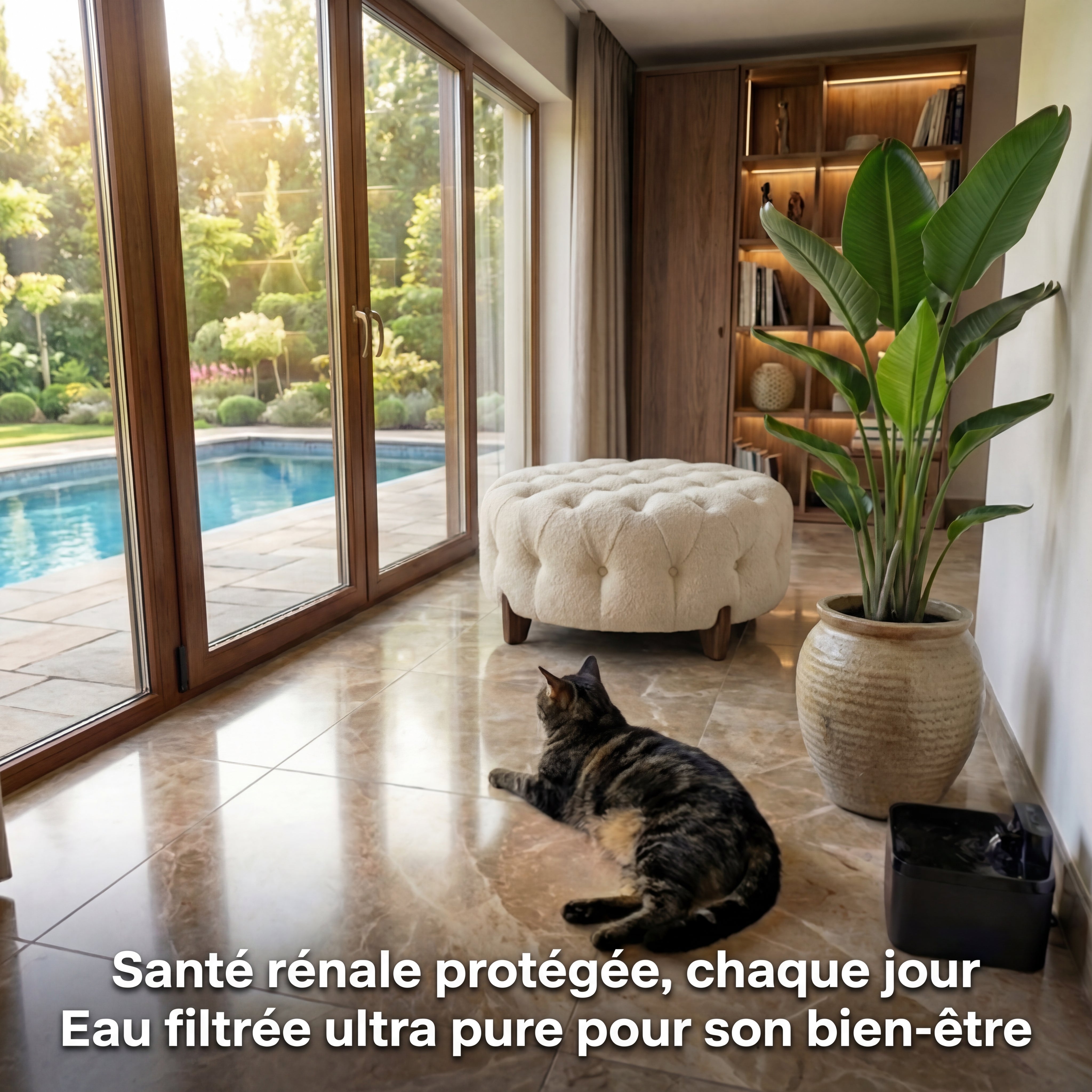 Fontis™ — Fontaine Filtrante Sans Fil pour Chat