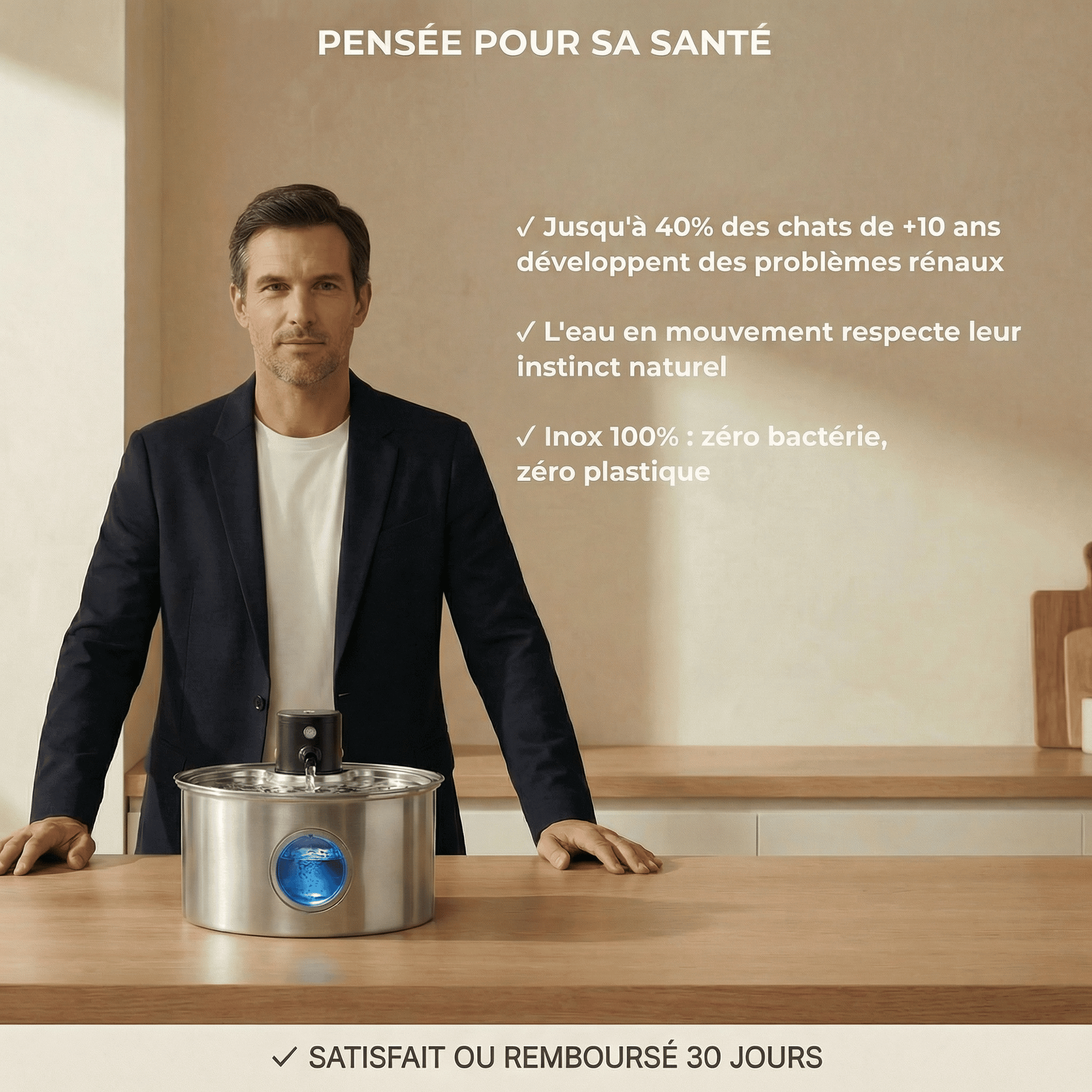 Fontaine en INOX 304